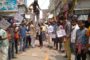 तहसील स्तर तक पहुंचा निजीकरण का विरोध, द्वाबा के युवाओं ने फूंका पीएम मोदी का पुतला