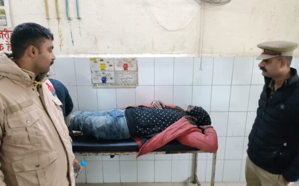 नरही में डबल मर्डर केस के आरोपित को पुलिस ने पैर में मारी गोली, गिरफ्तार